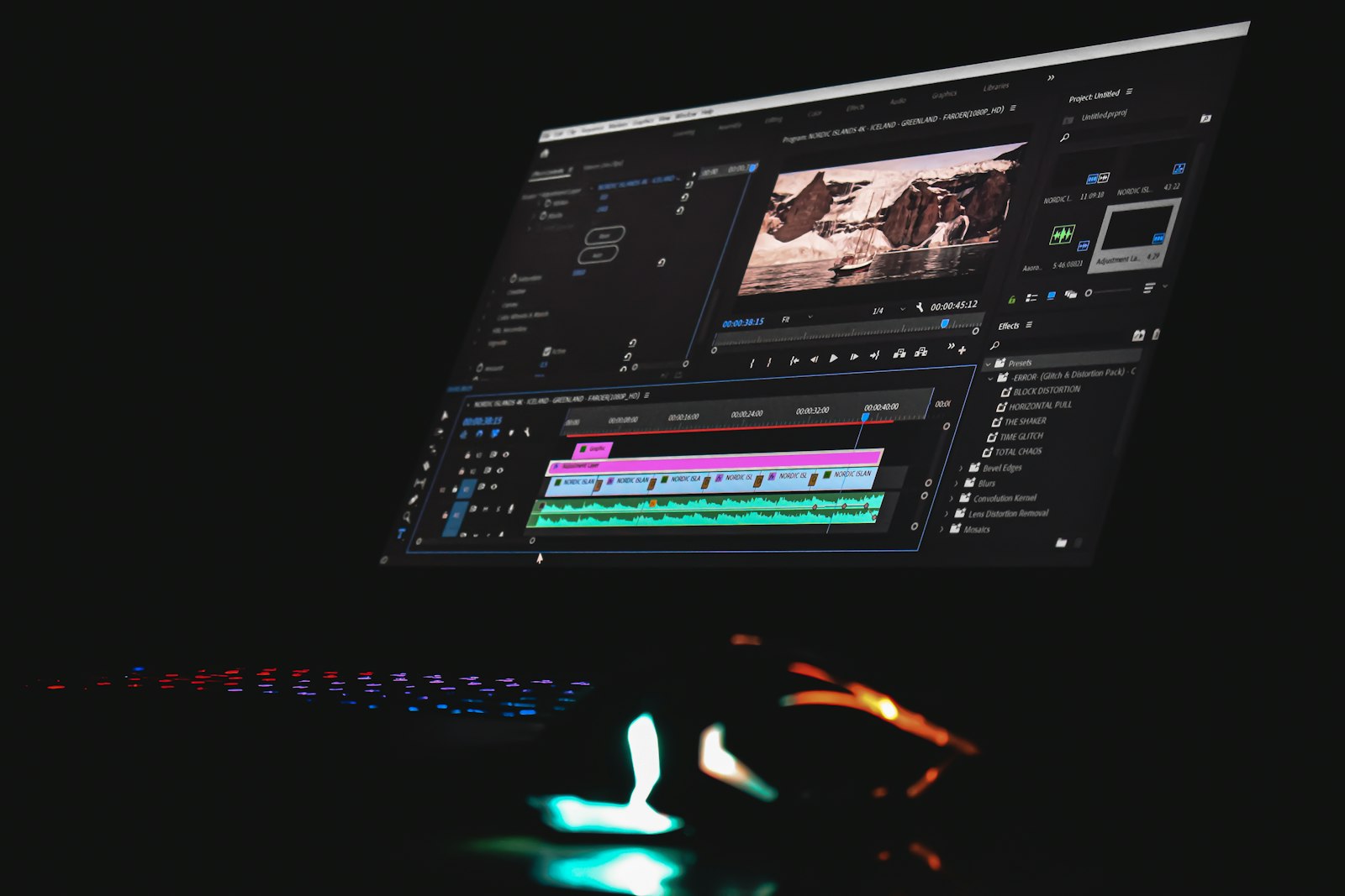Fast editing setup