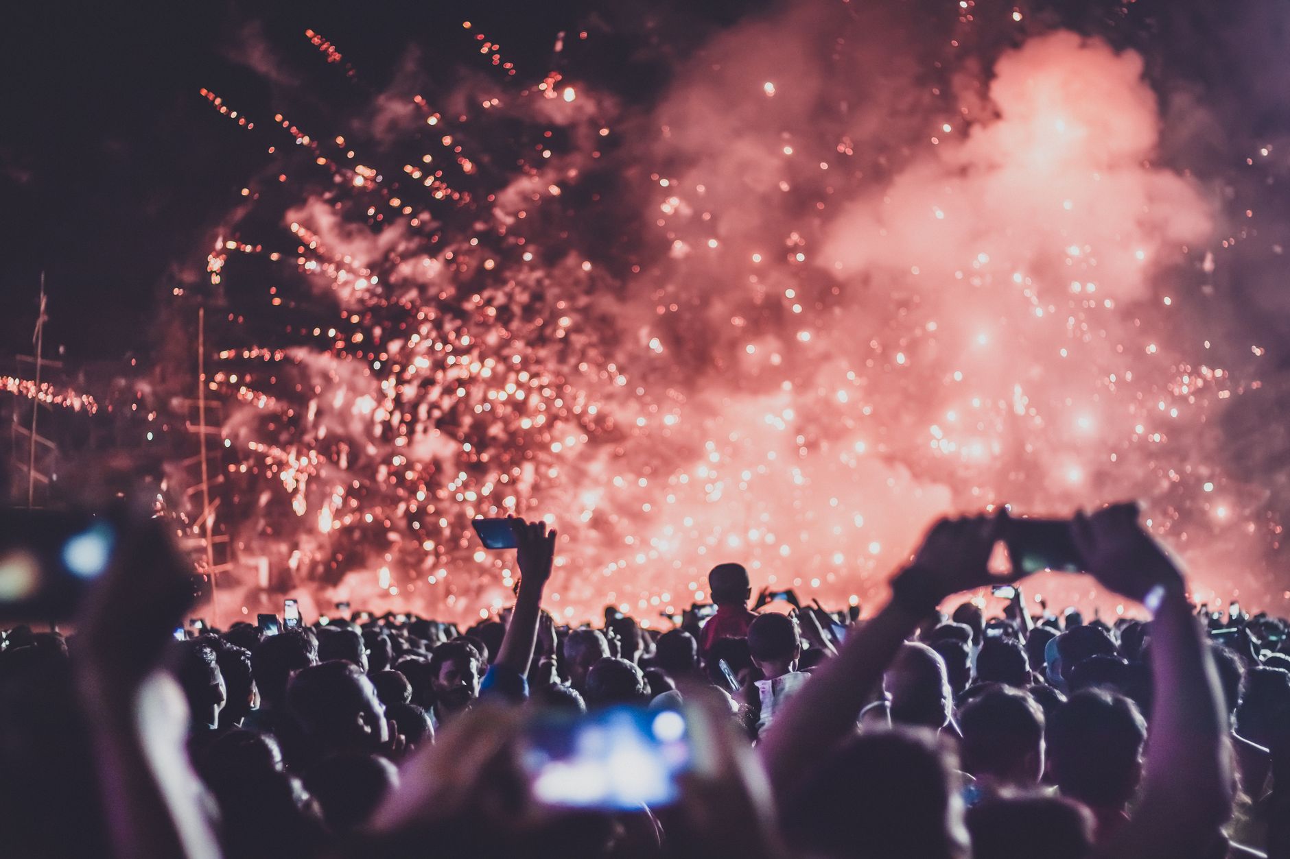 Festival event crowd energy