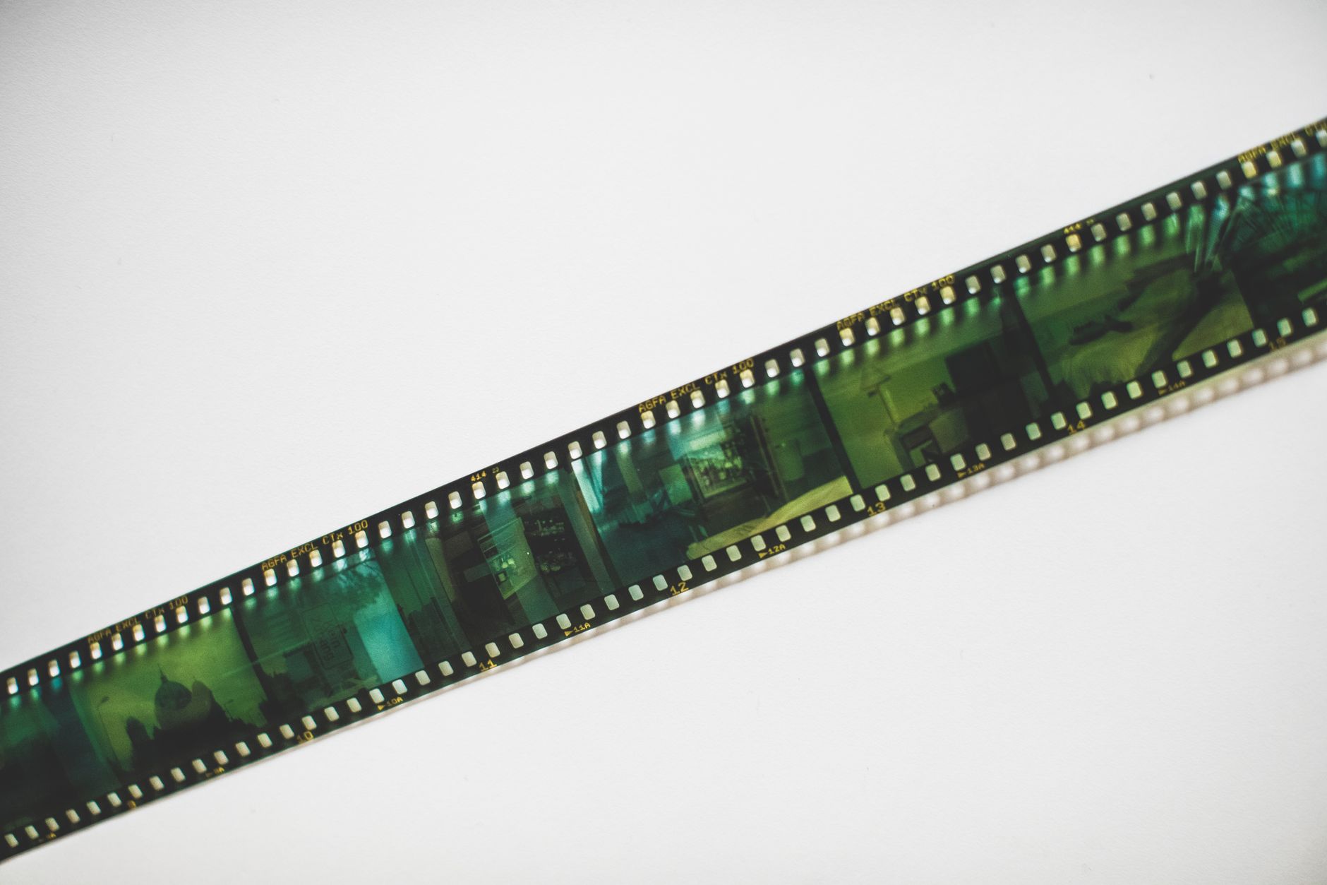 Film negative strip macro