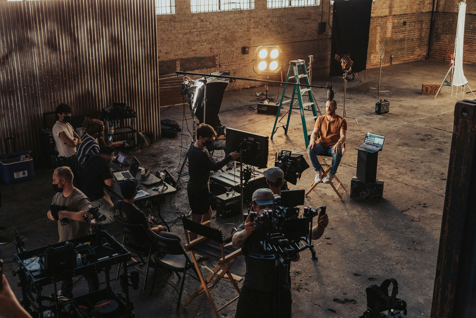 Film set audio recordist