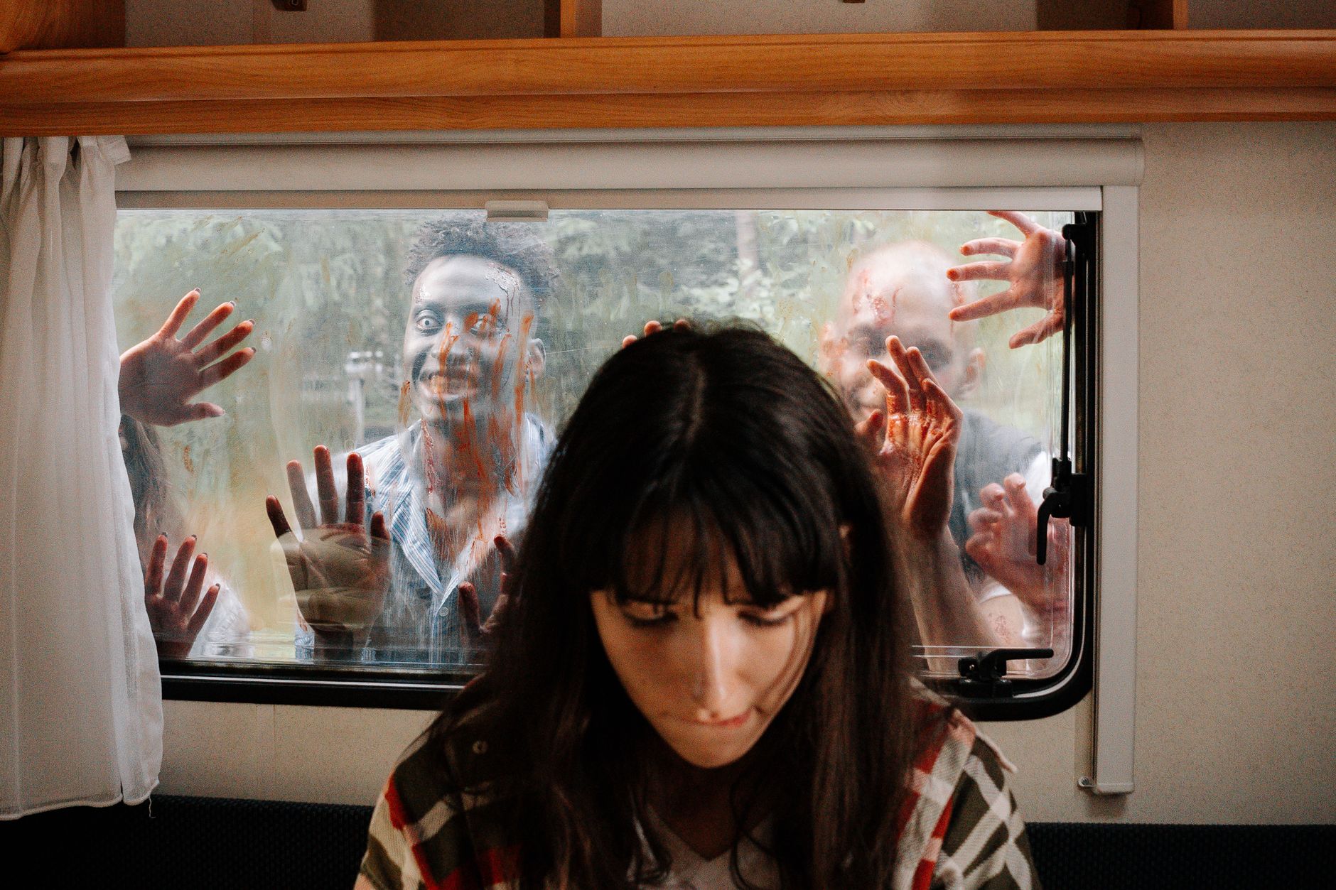 Film trailer intense scene