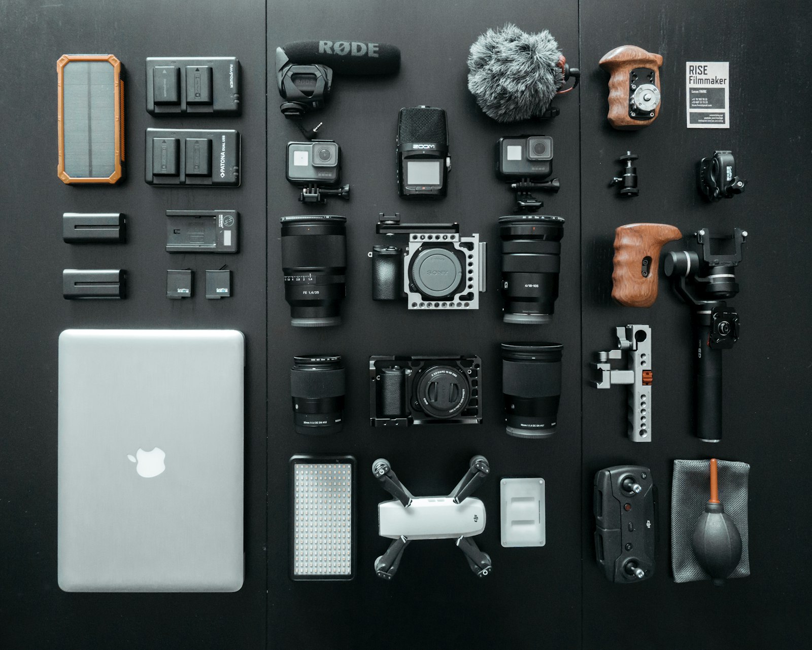 Filmmaking gear equipment