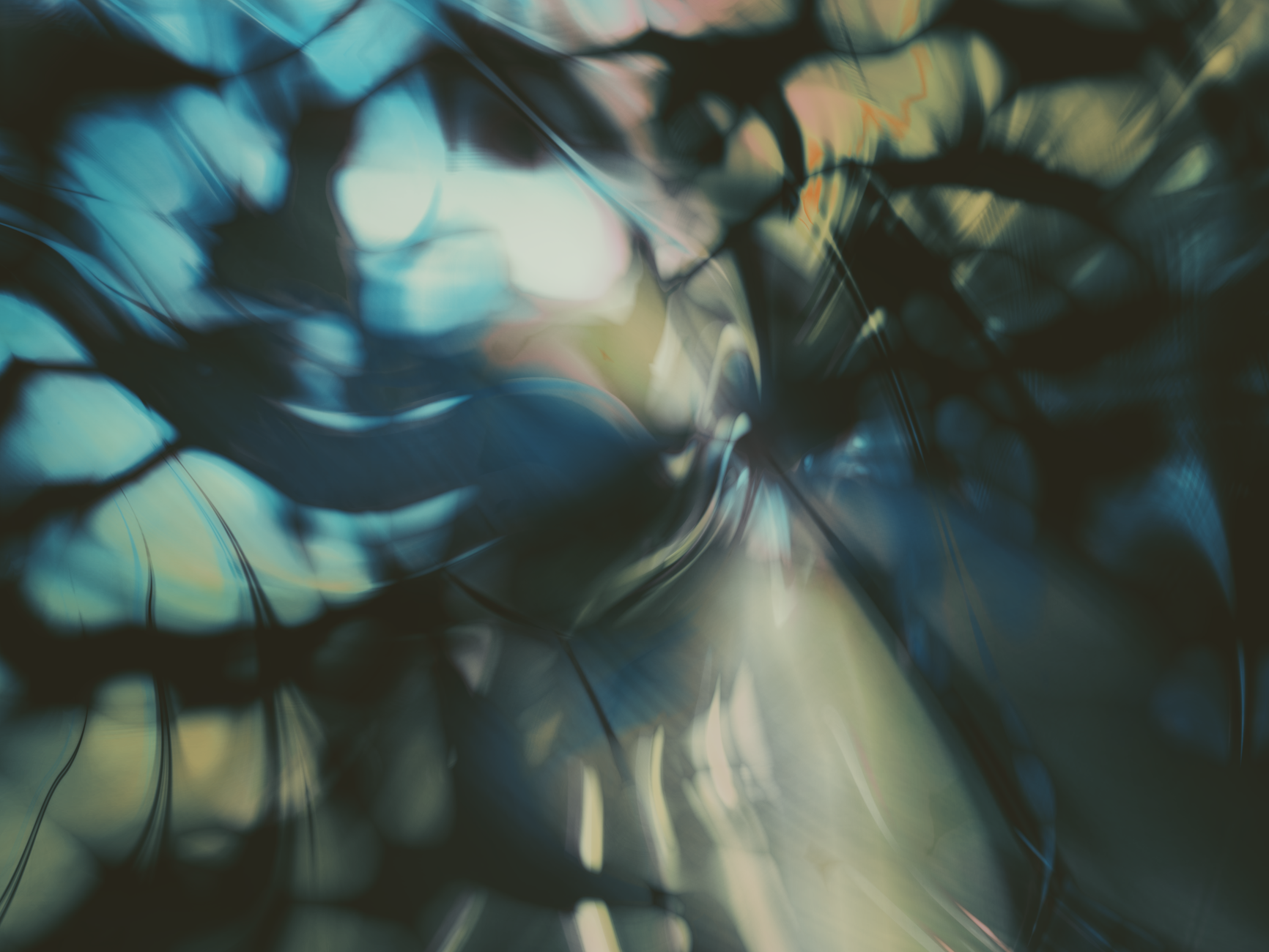 Flowing abstract distortion