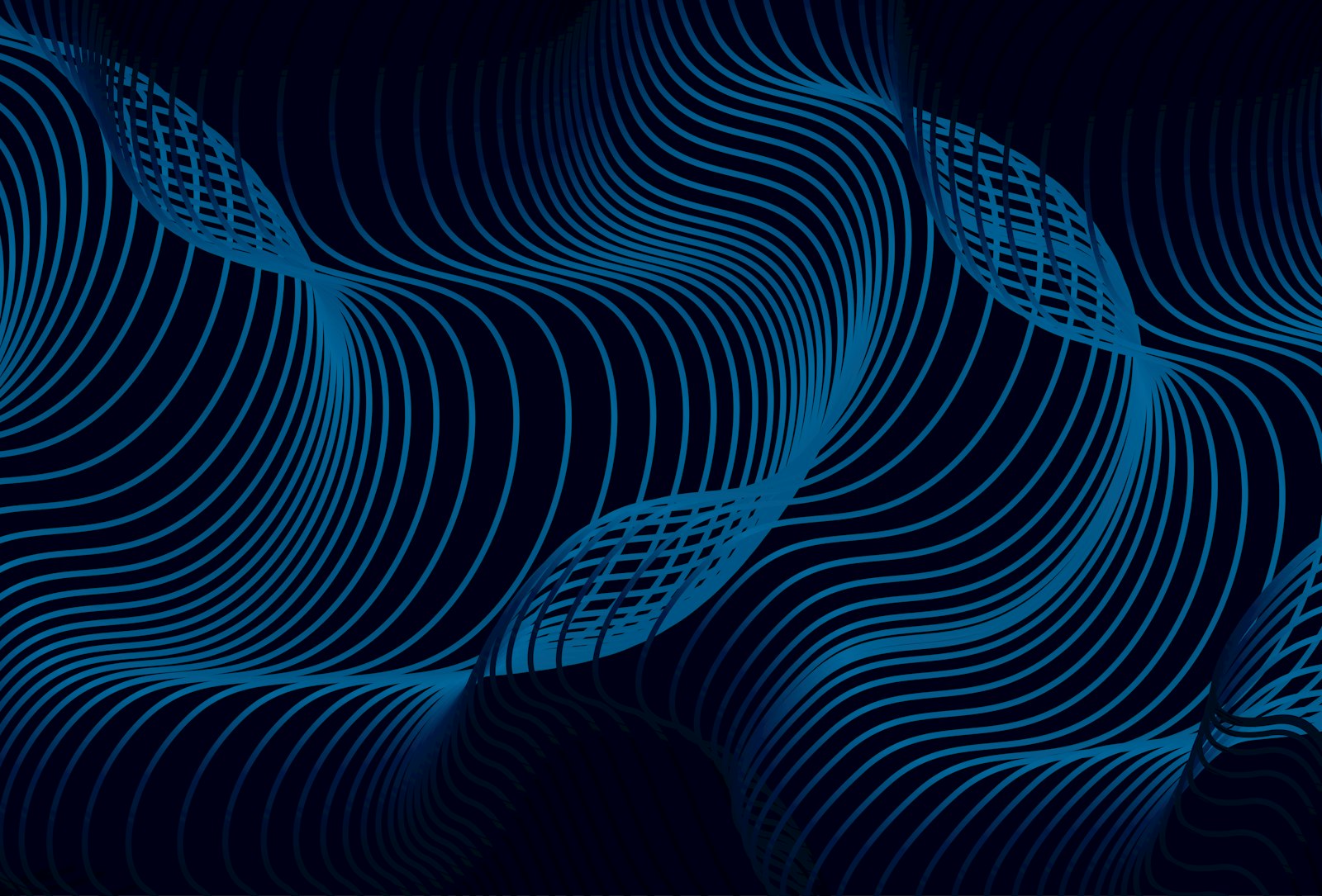 Flowing wave pattern design