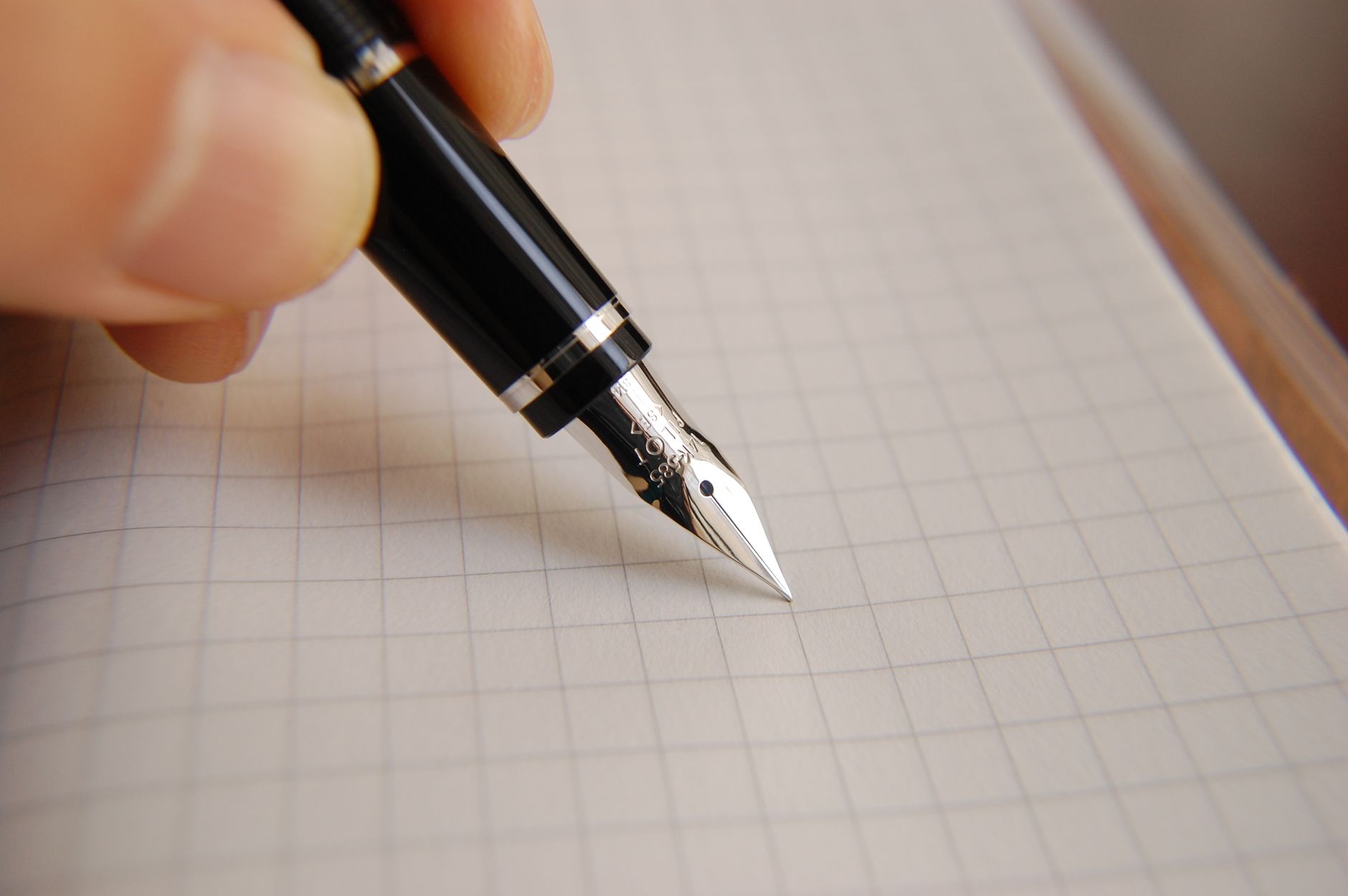 Fountain pen writing