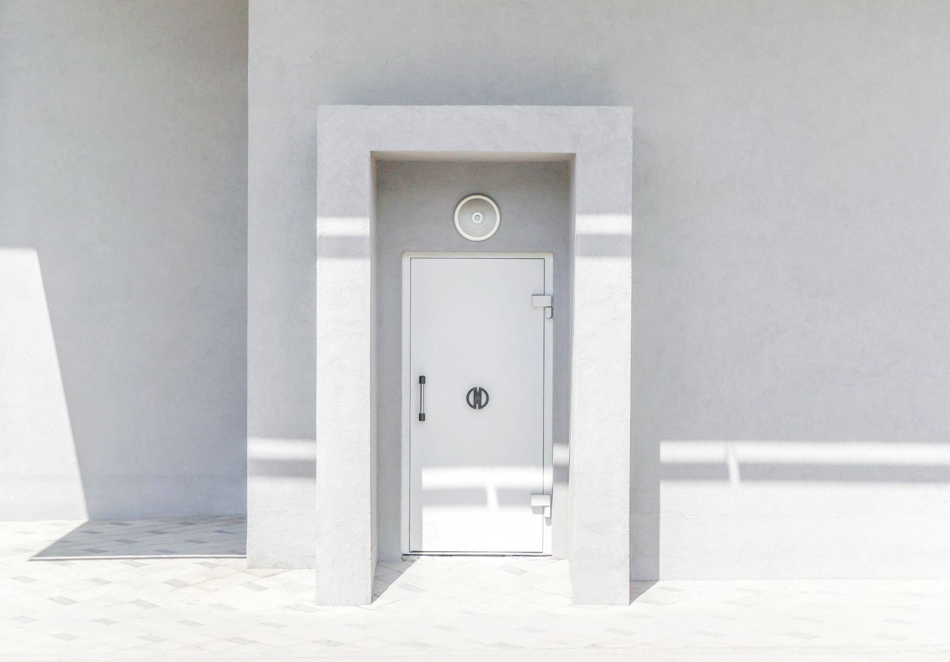 Futuristic portal door light