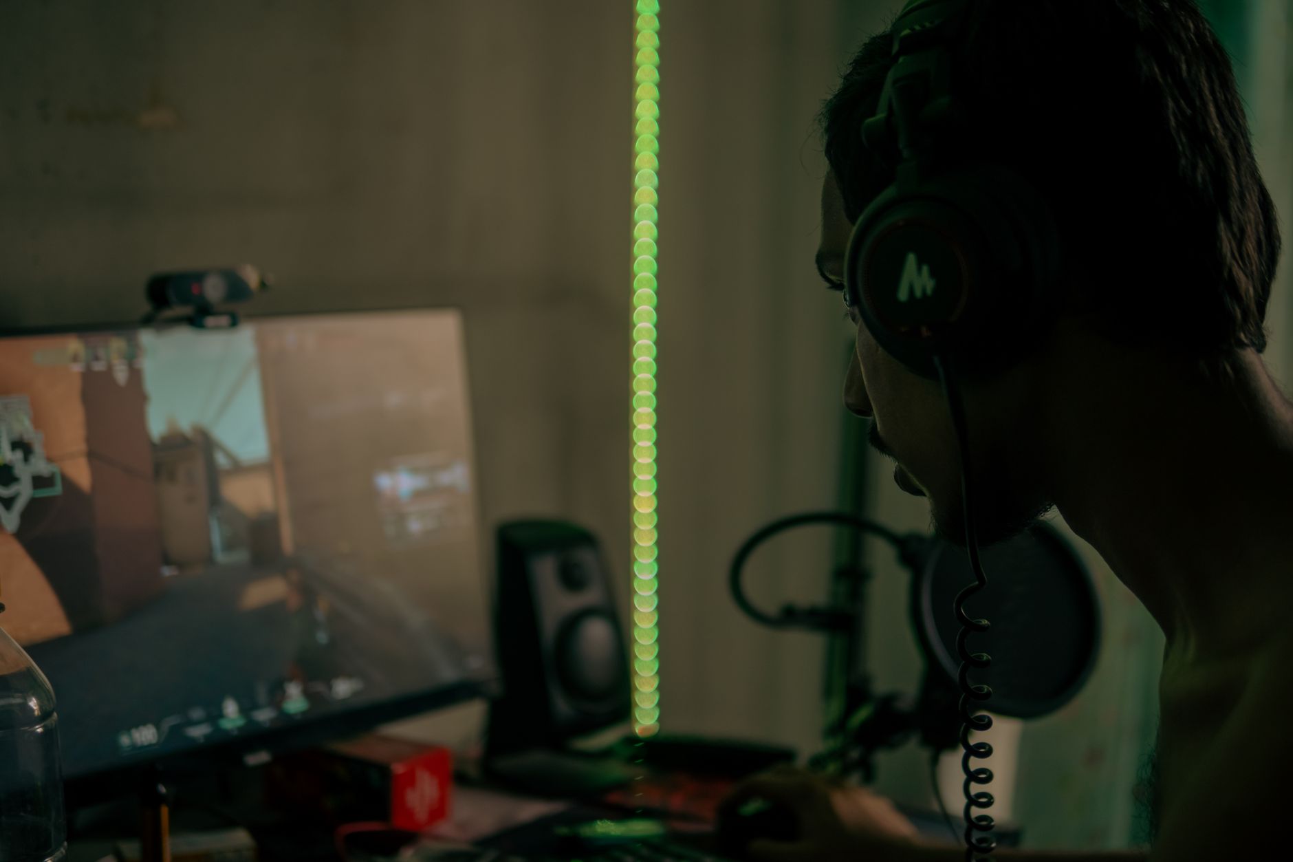 Gaming streamer setup