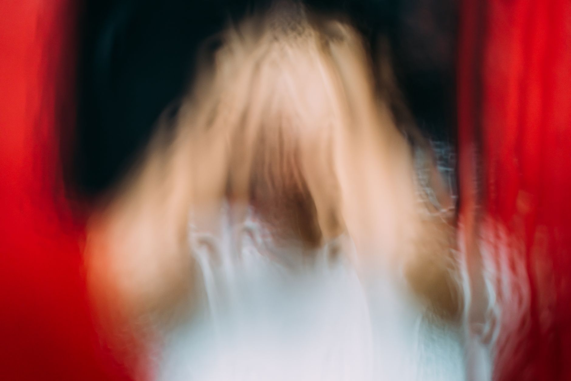Ghostly disappearing figure