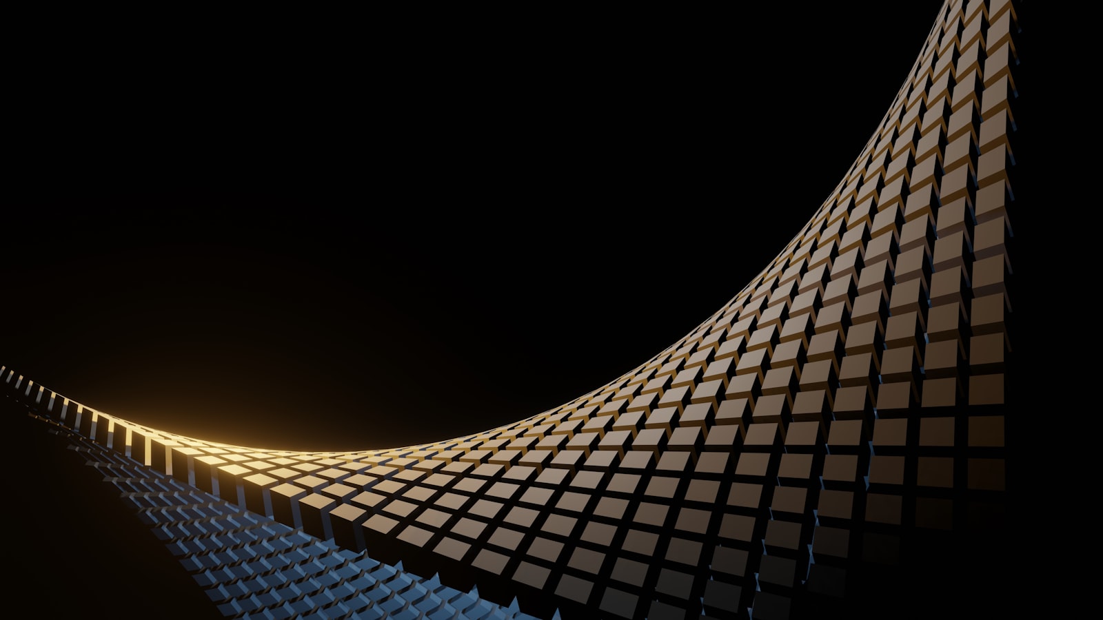 Grid mesh distortion abstract
