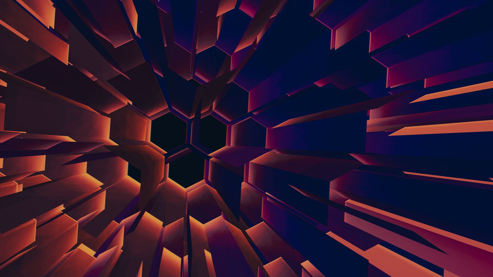 Hexagonal energy shield