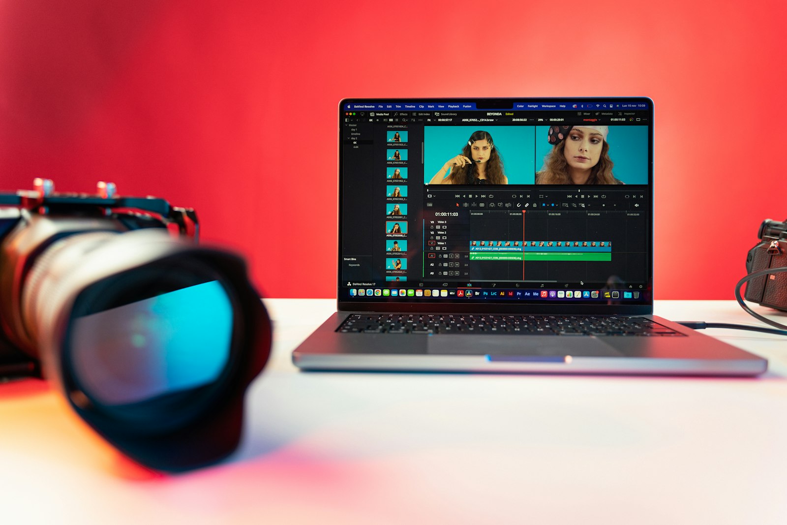 High resolution footage editing