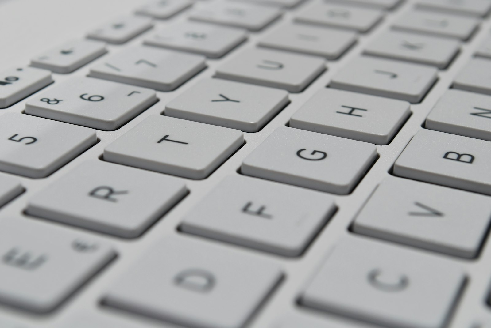 Keyboard typing motion