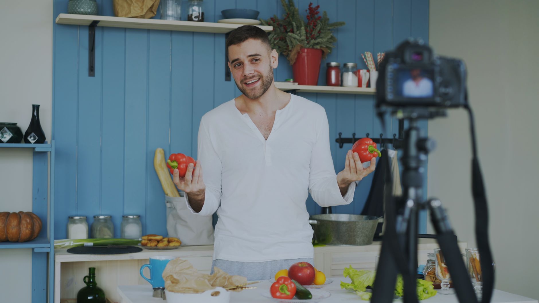 Lifestyle vlog filming