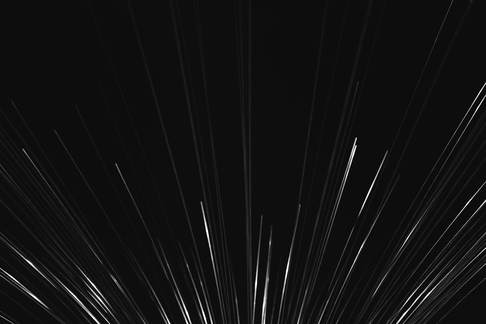 Light streak abstract dark