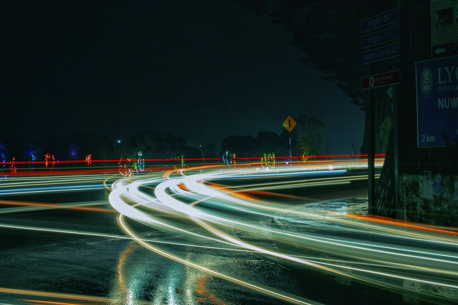Long exposure light motion