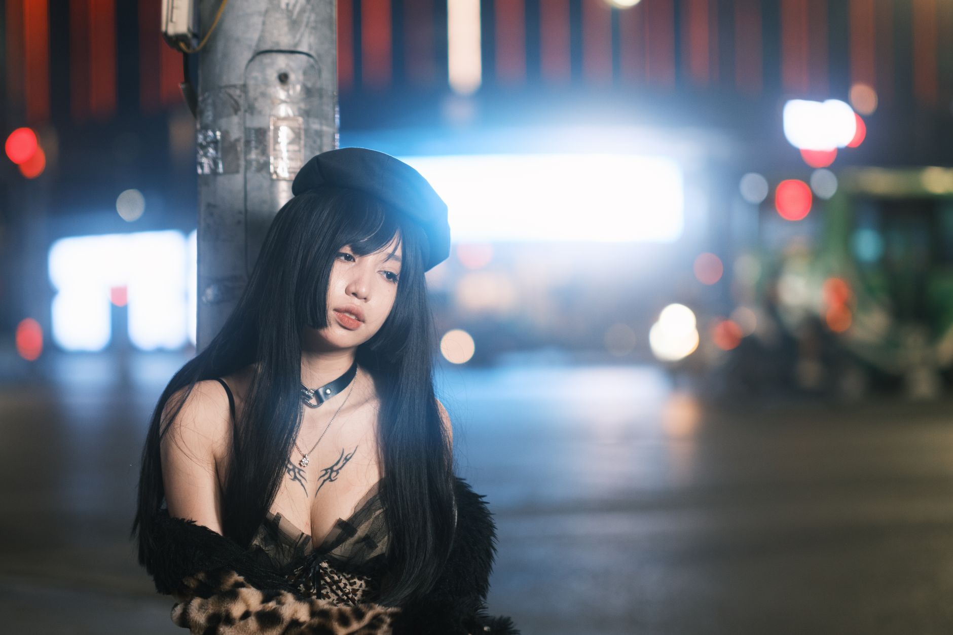 Low light cinematic night scene