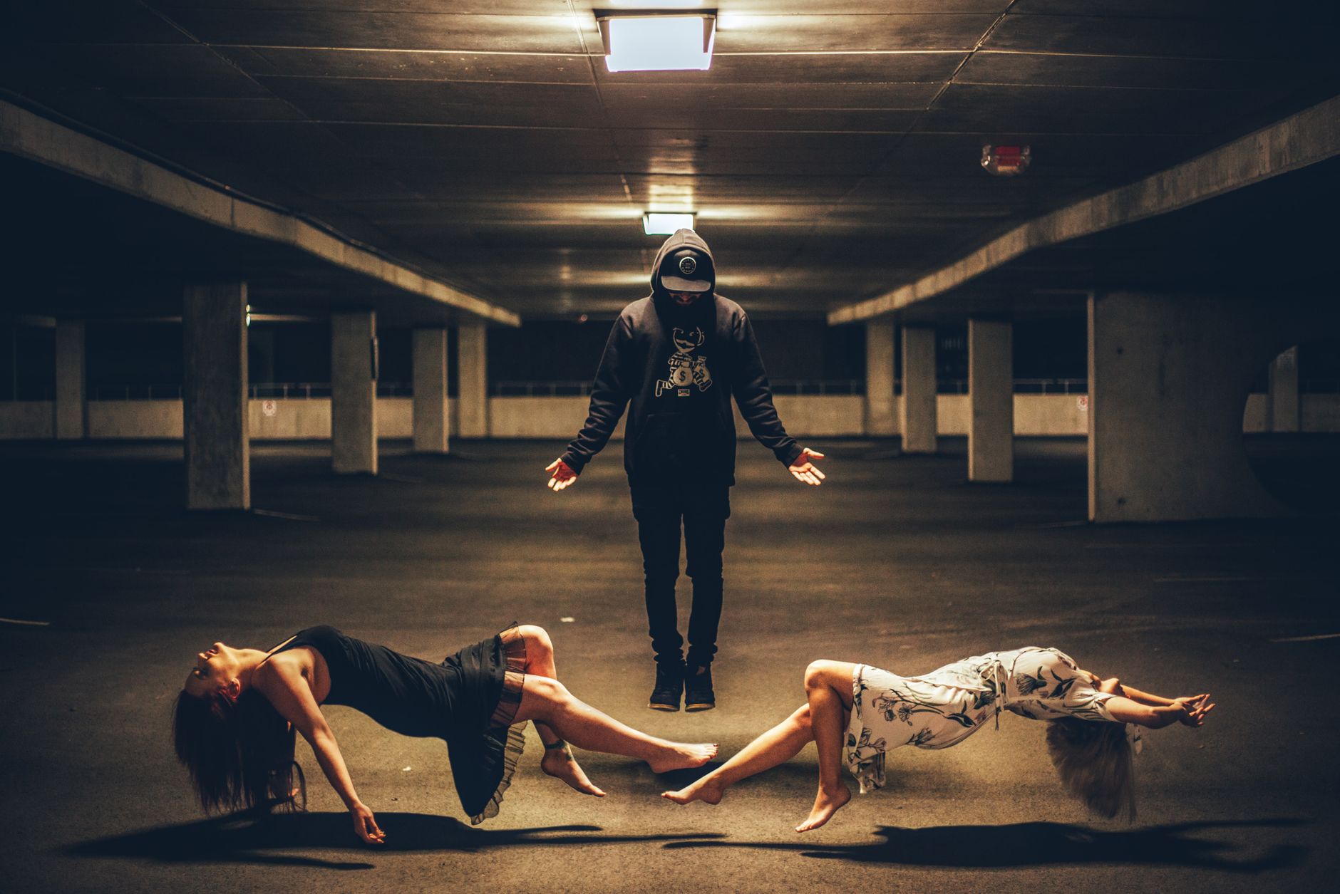 Magical levitation dark