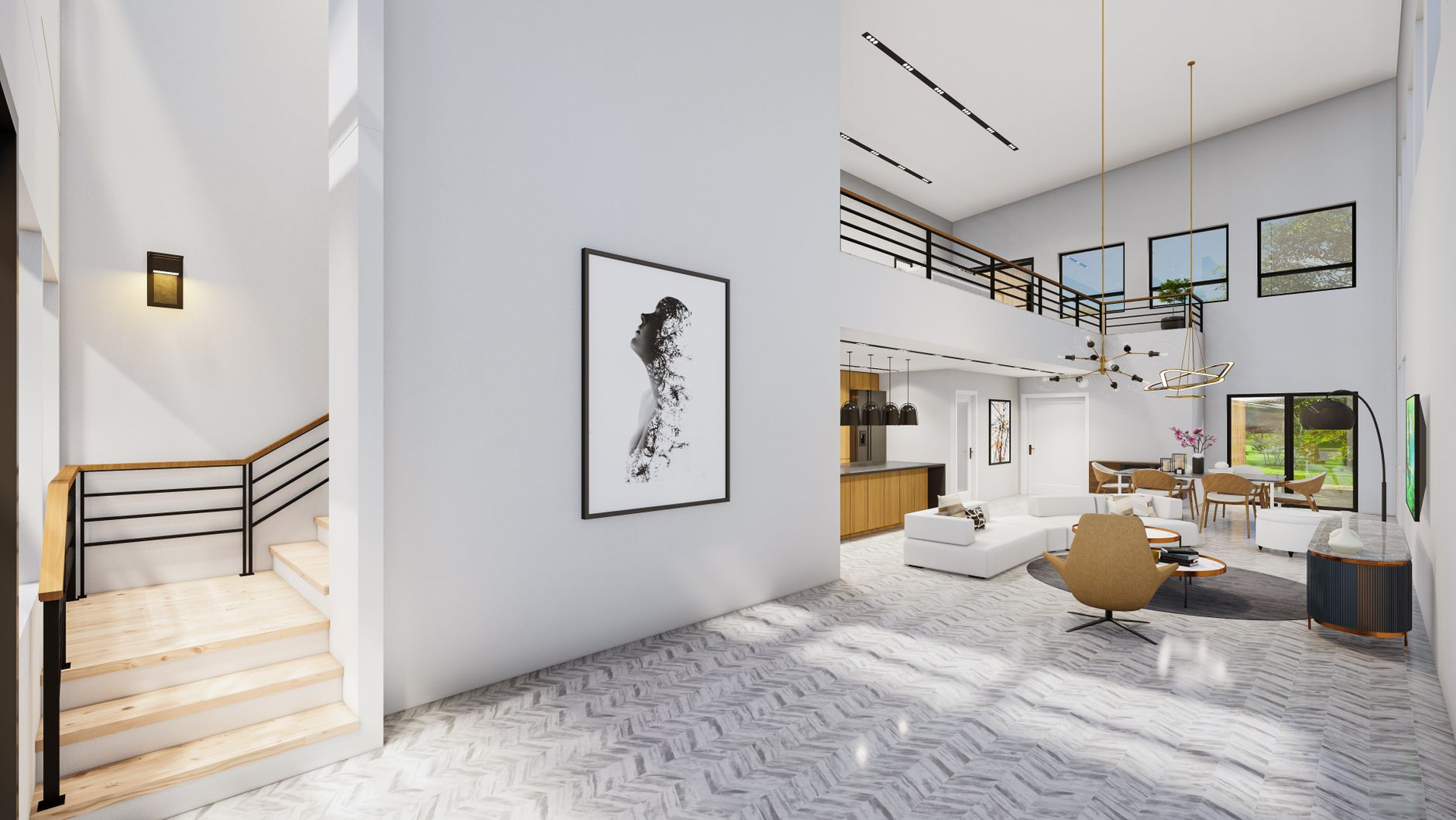 Modern luxury home interior
