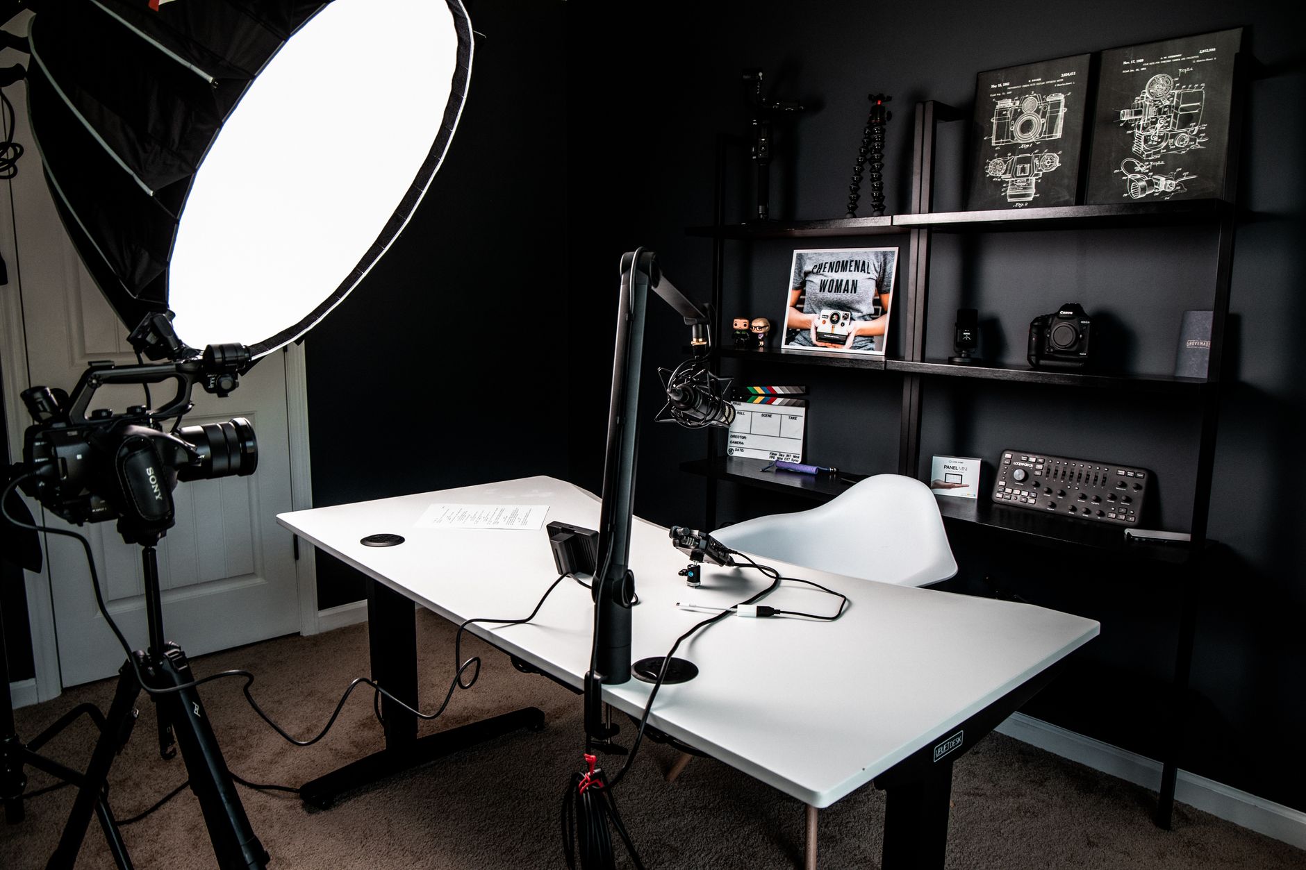 Modern studio desk technology