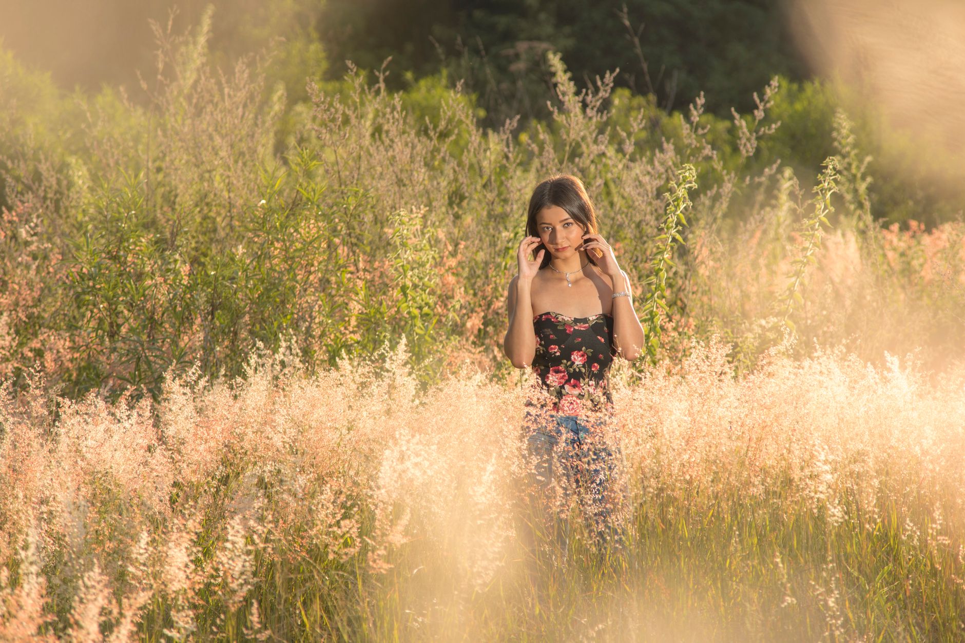 Natural light portrait color