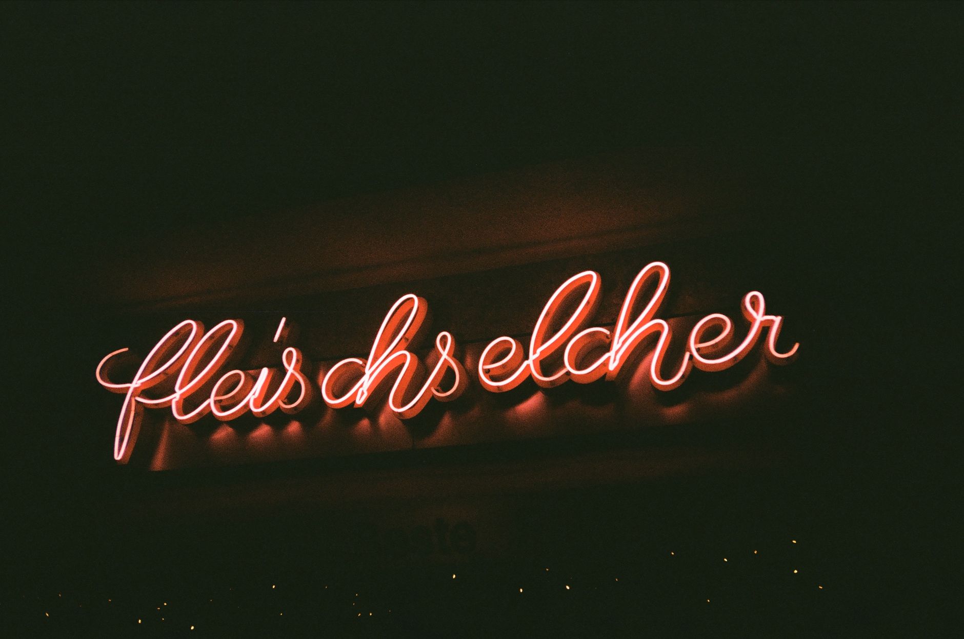 Neon text effect