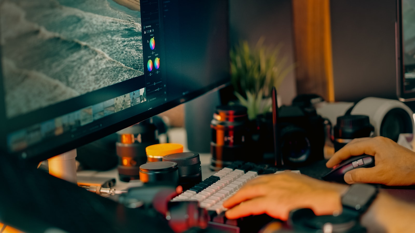 Post production color suite