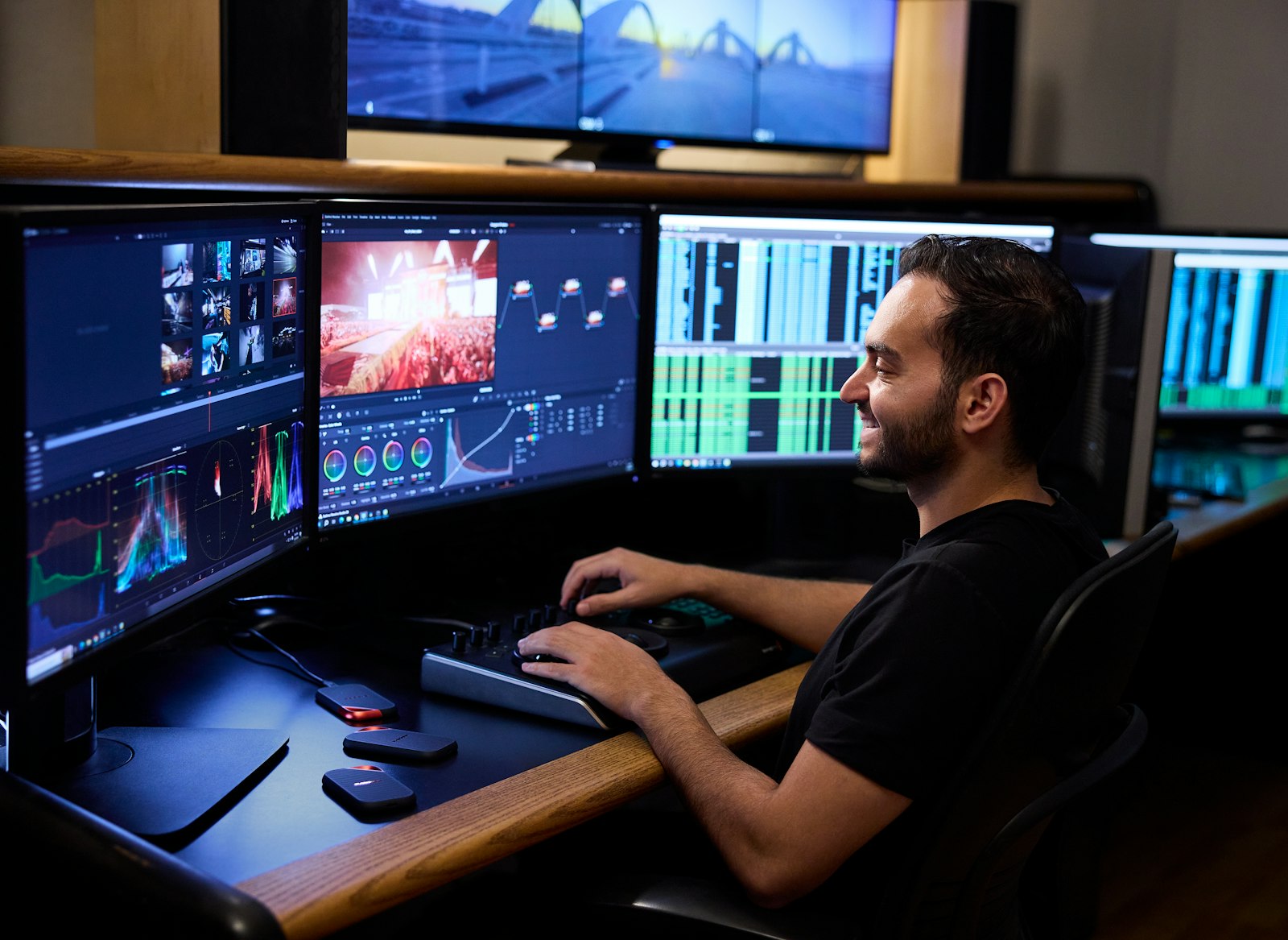 Post production workstation