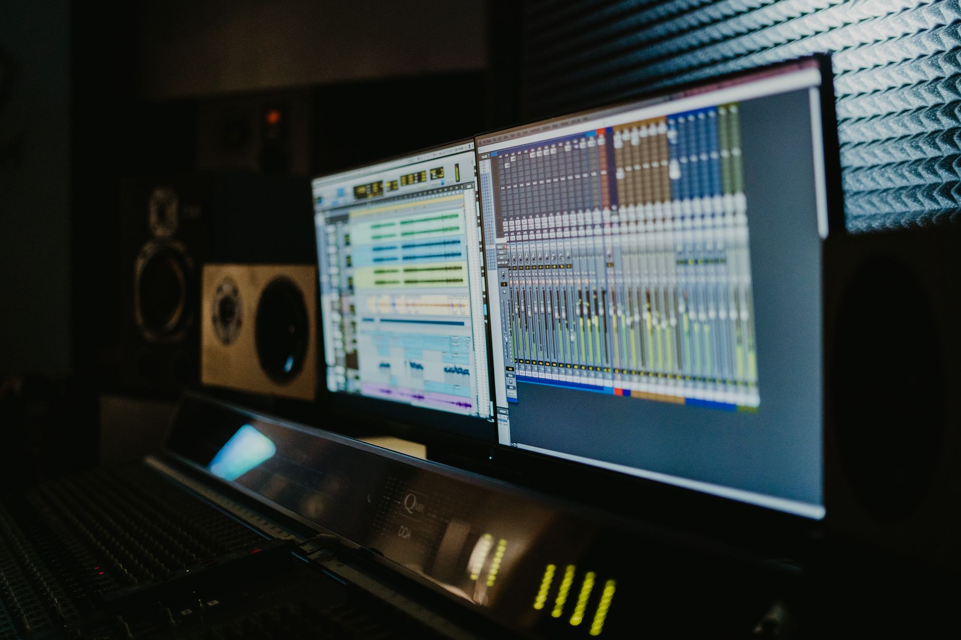 Premiere editing interface monitors