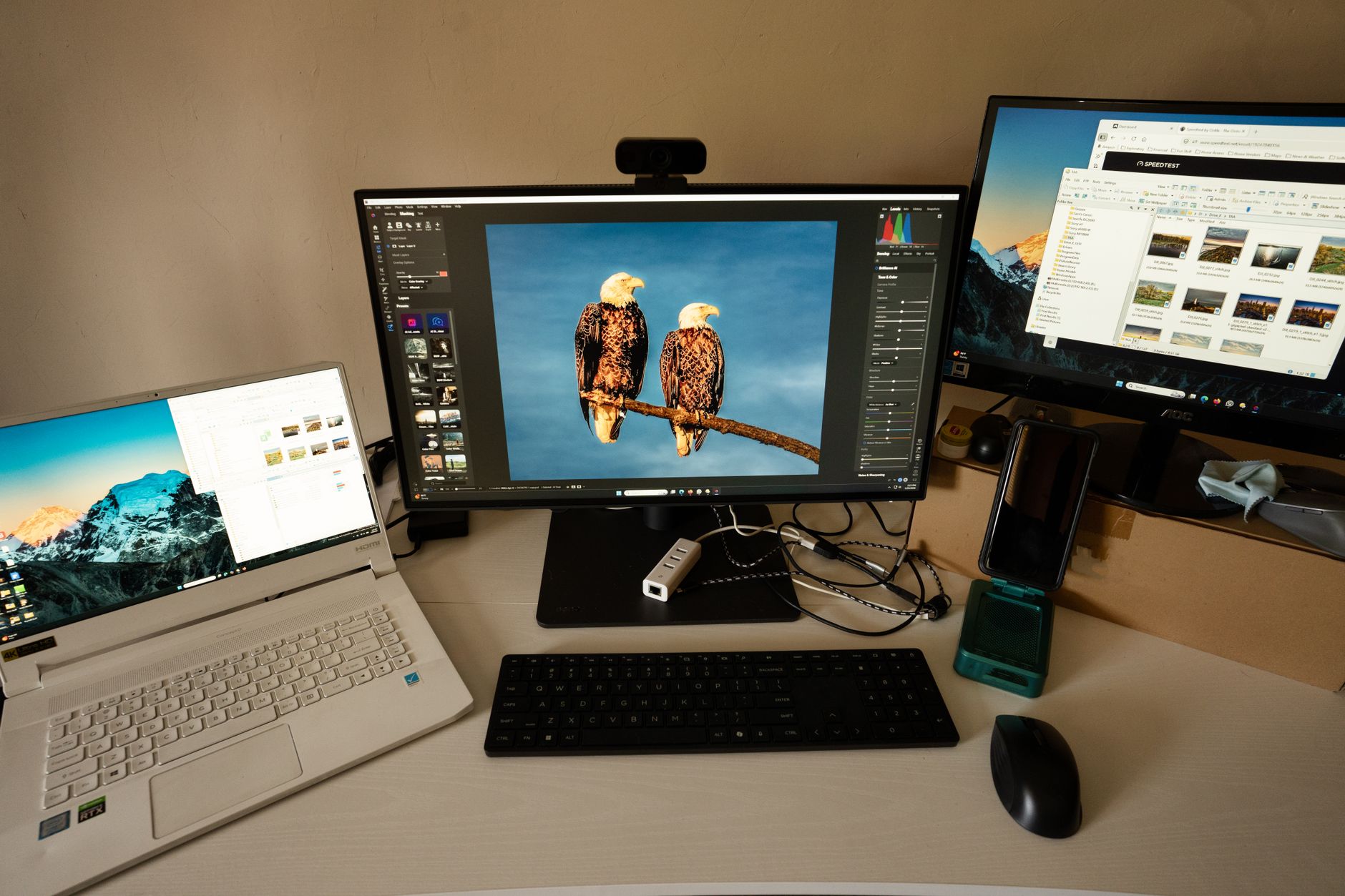 Premiere editing setup dual monitor