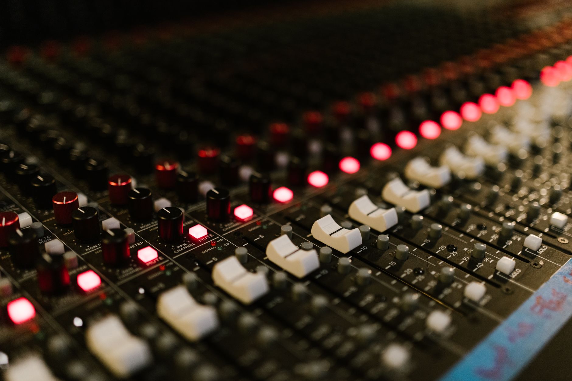 Professional audio studio