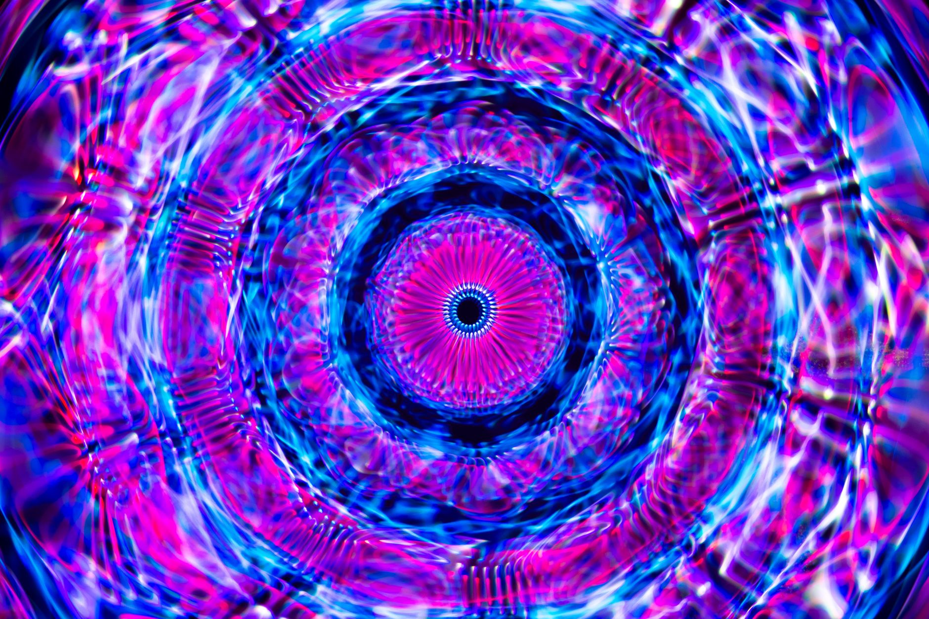 Psychedelic kaleidoscope design