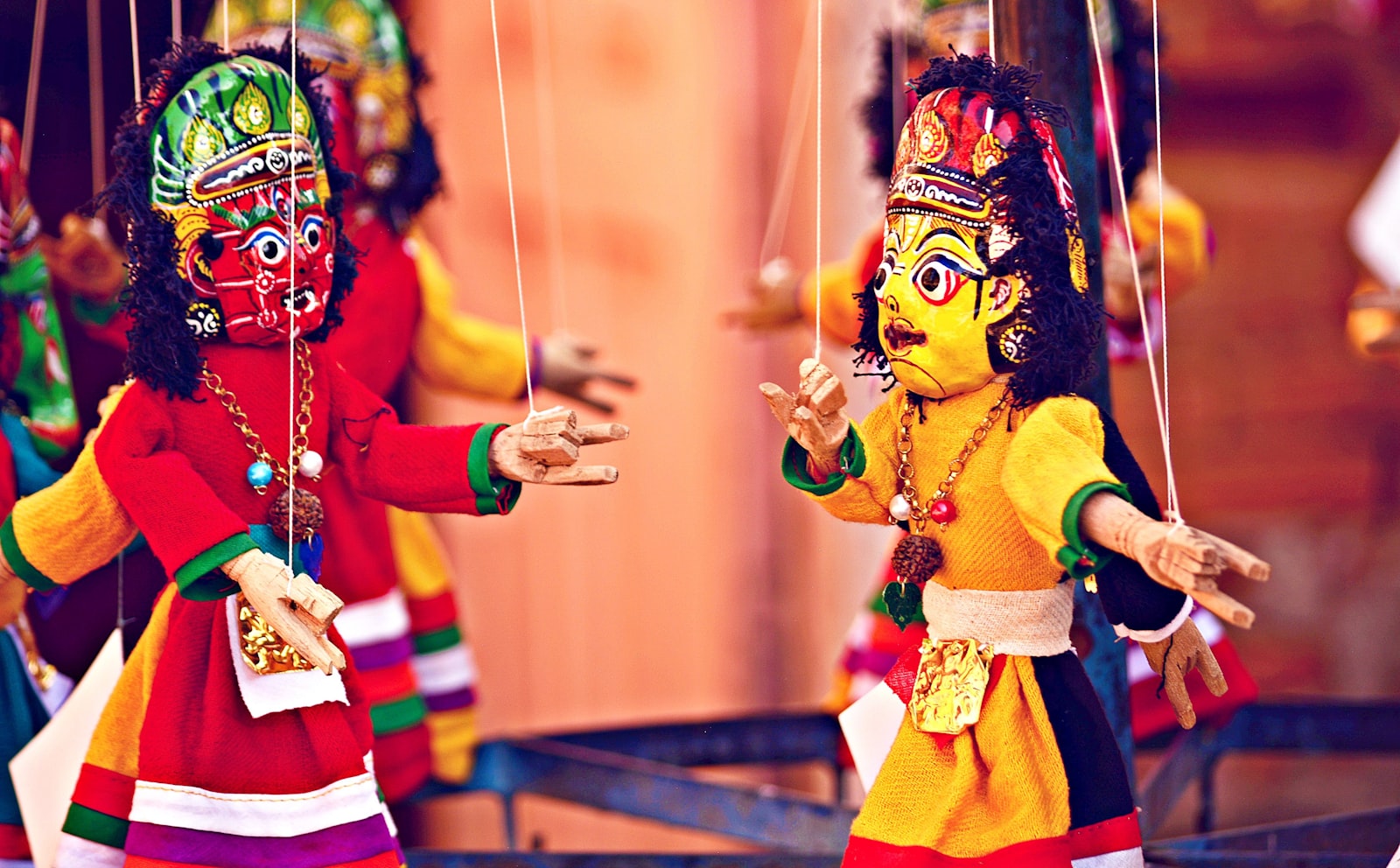 Puppet animation creative