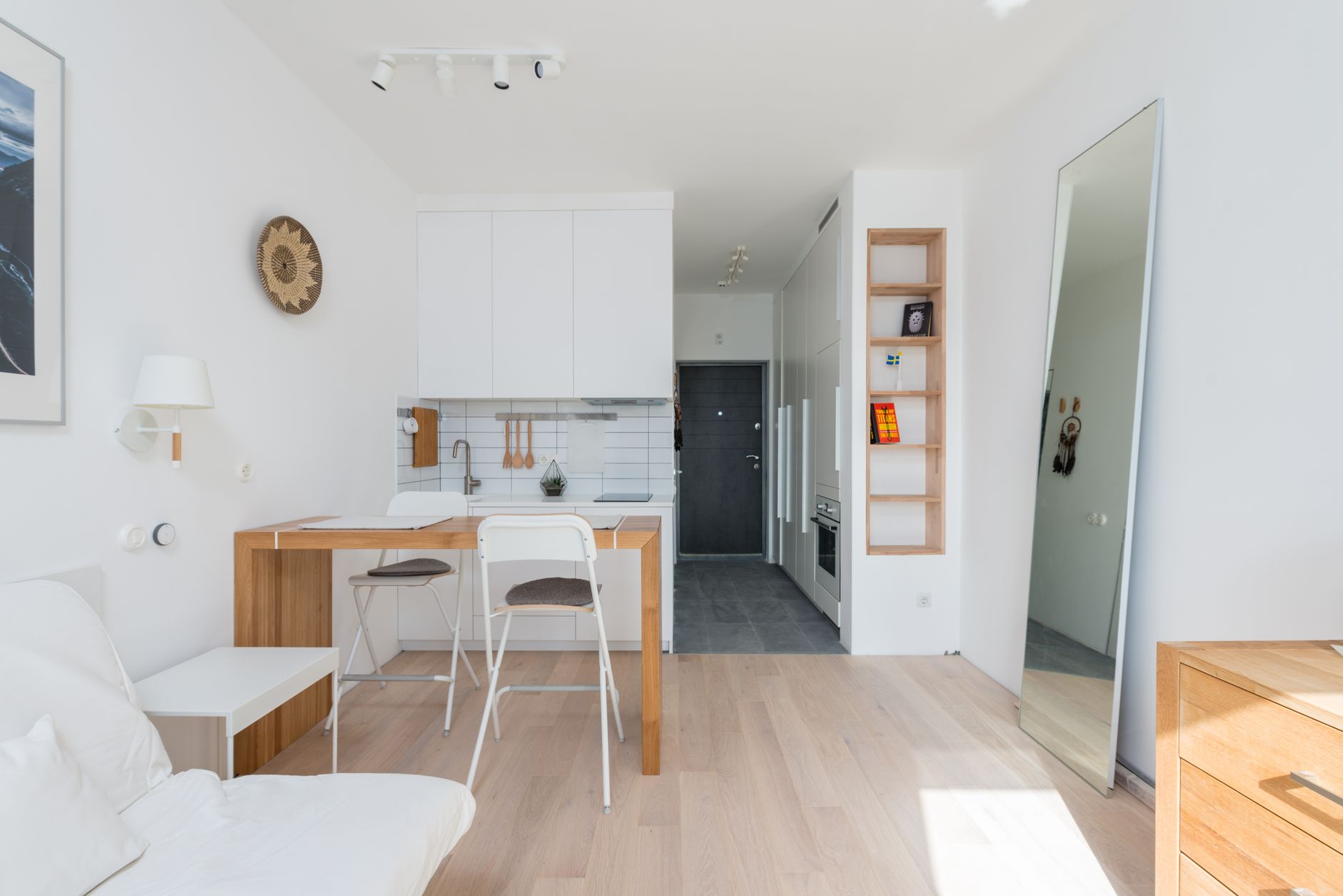 Real estate property bright interior