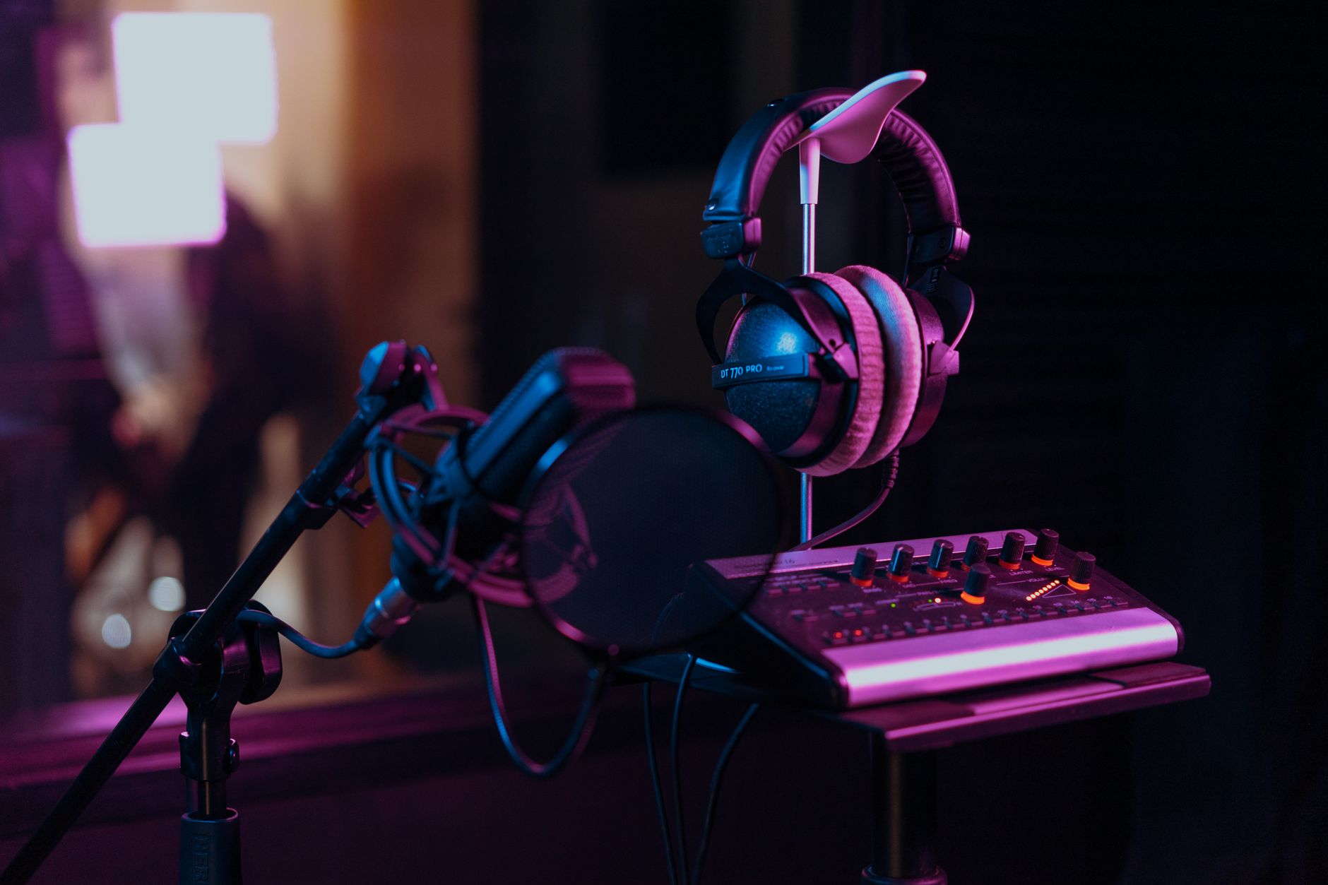 Recording studio equipment