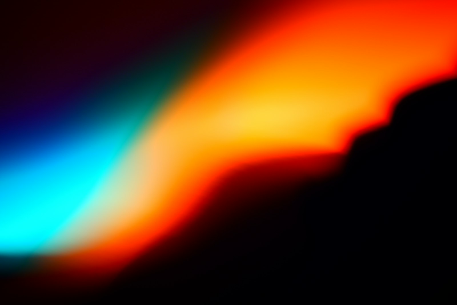 Retro light leak abstract