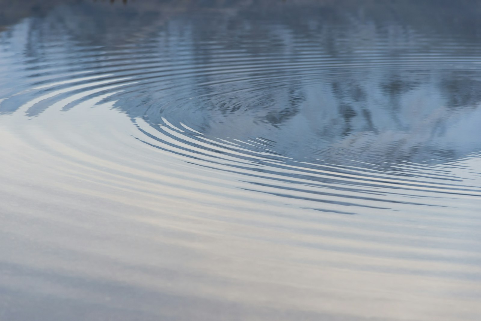 Rippling water reflection
