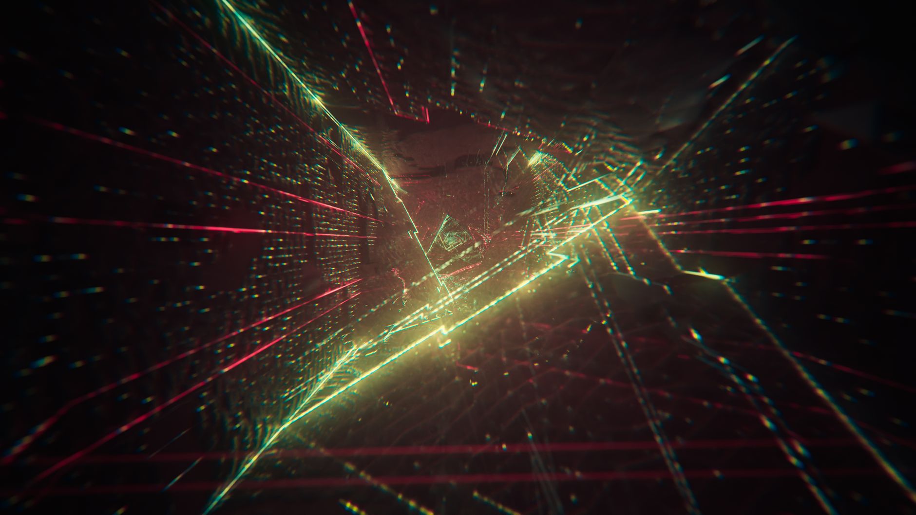 Sci-fi teleportation effect