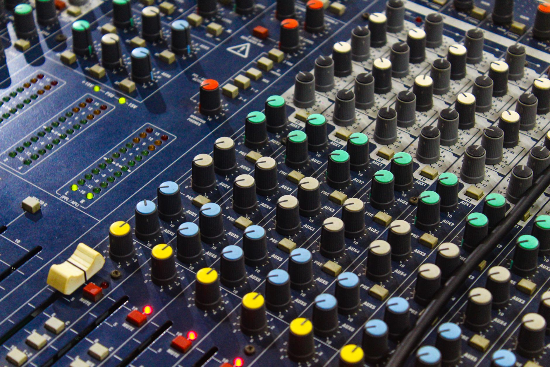 Sound board channel strips