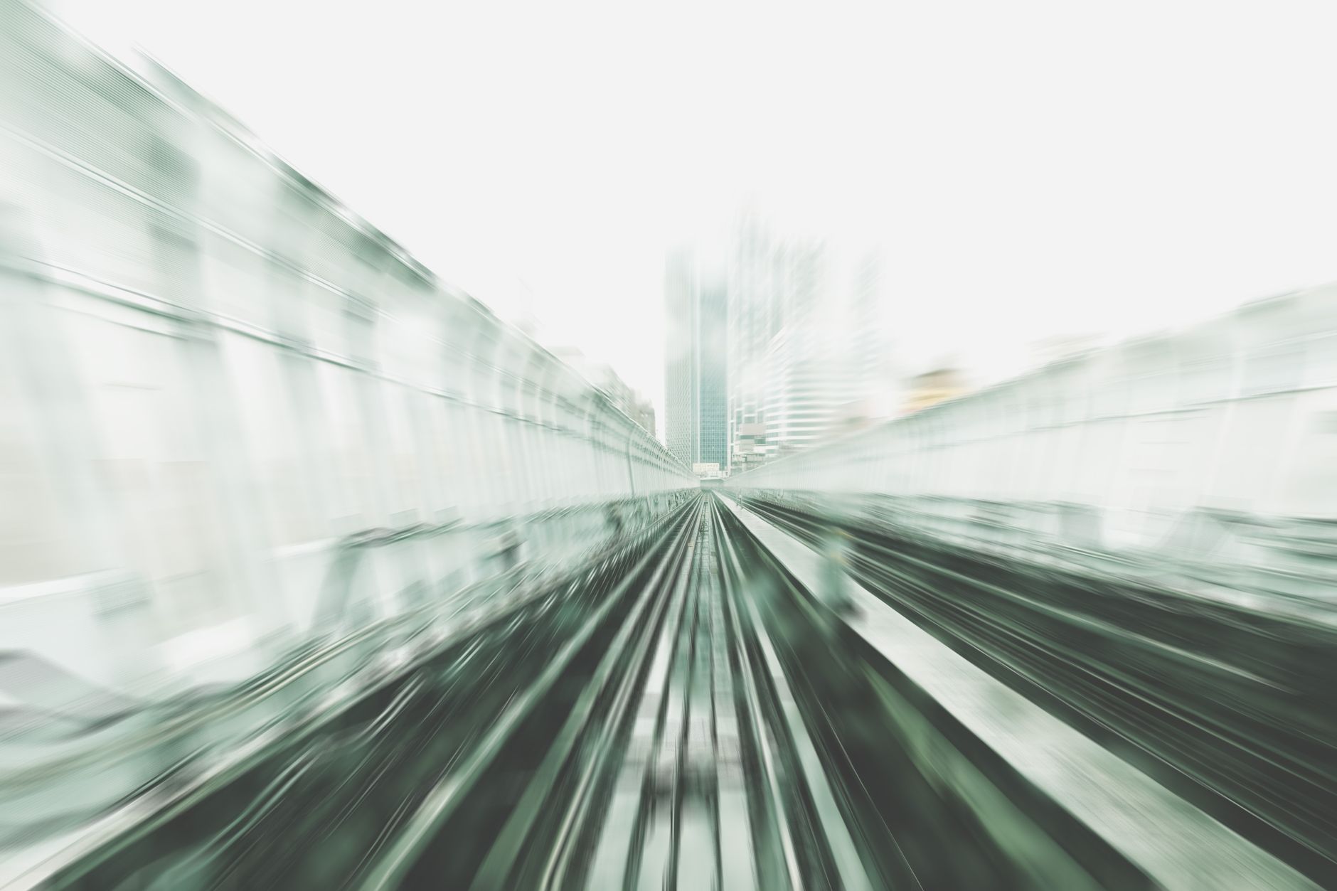 Speed motion blur city
