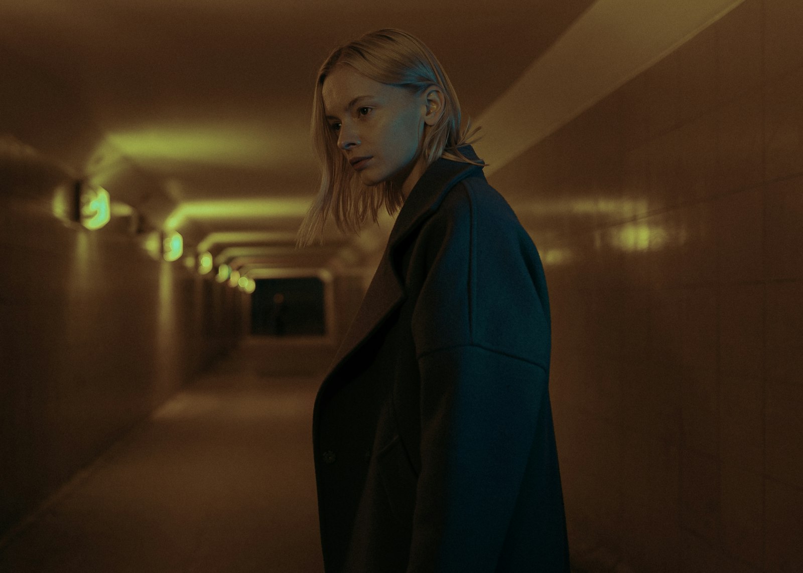 Still frame cinematic portrait