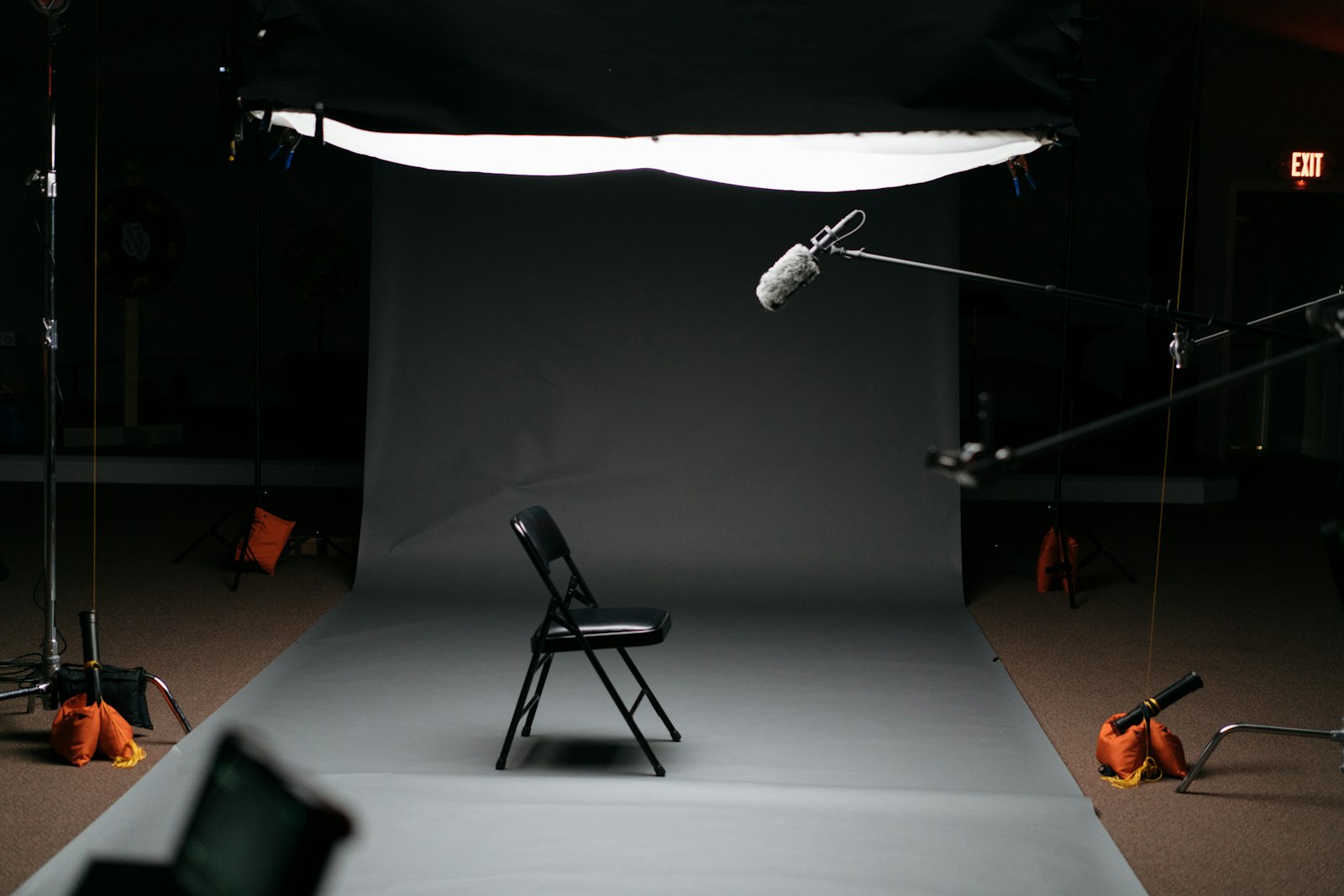Studio filming production