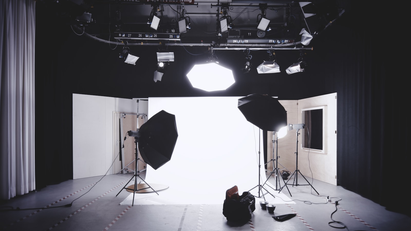 Studio led lighting setup