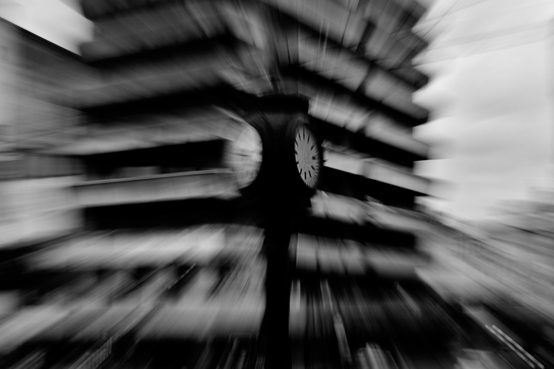 Time motion abstract clock