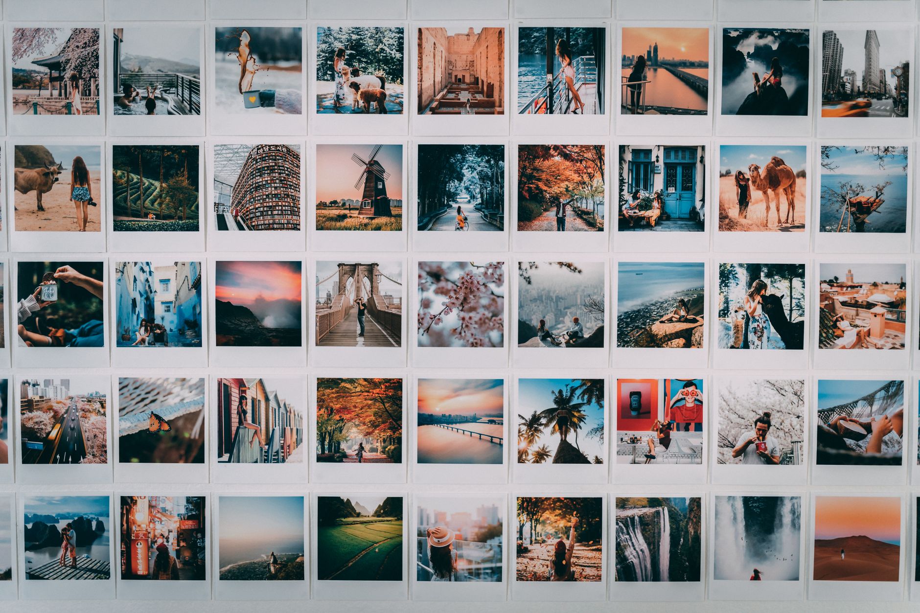 Travel montage cinematic shots