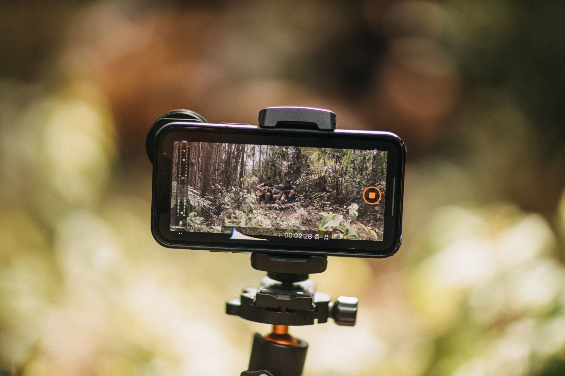 Vertical phone video screen
