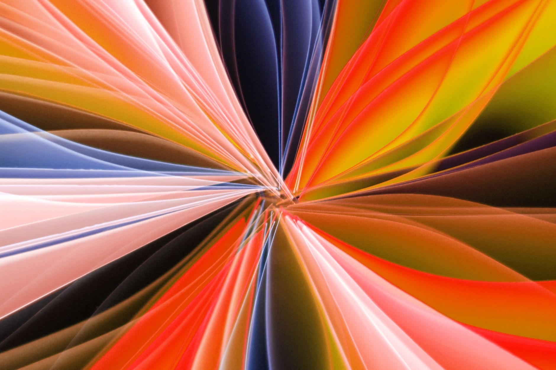 Vibrant color palette abstract