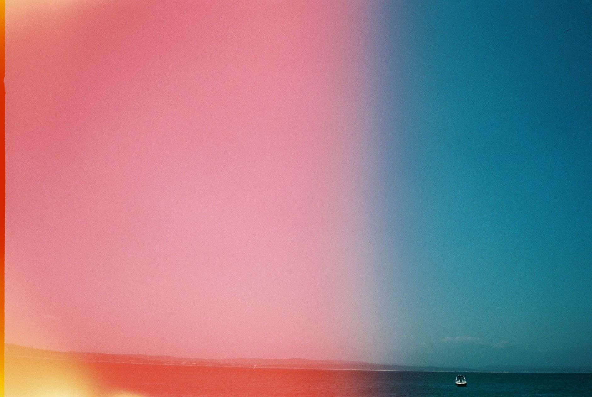 Vibrant film color landscape