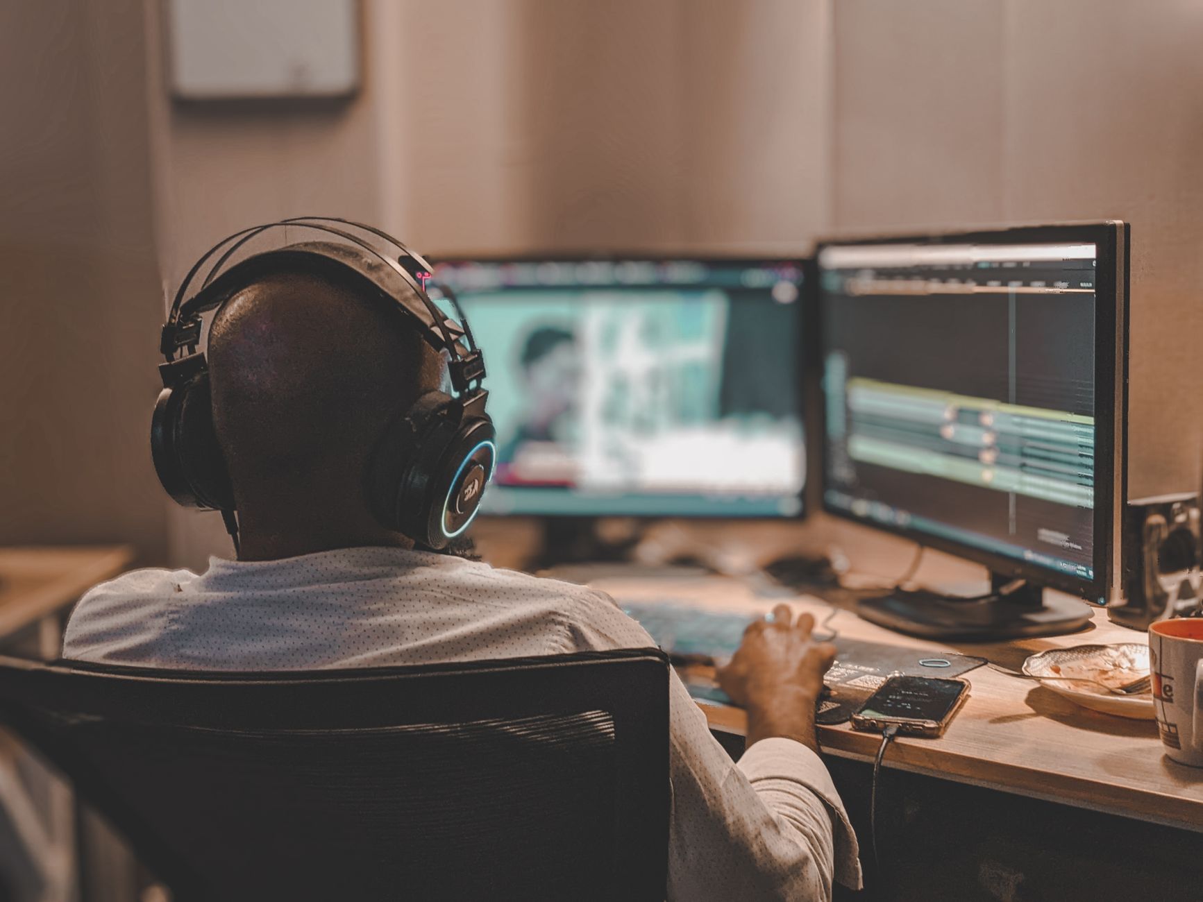 Video compositing editing
