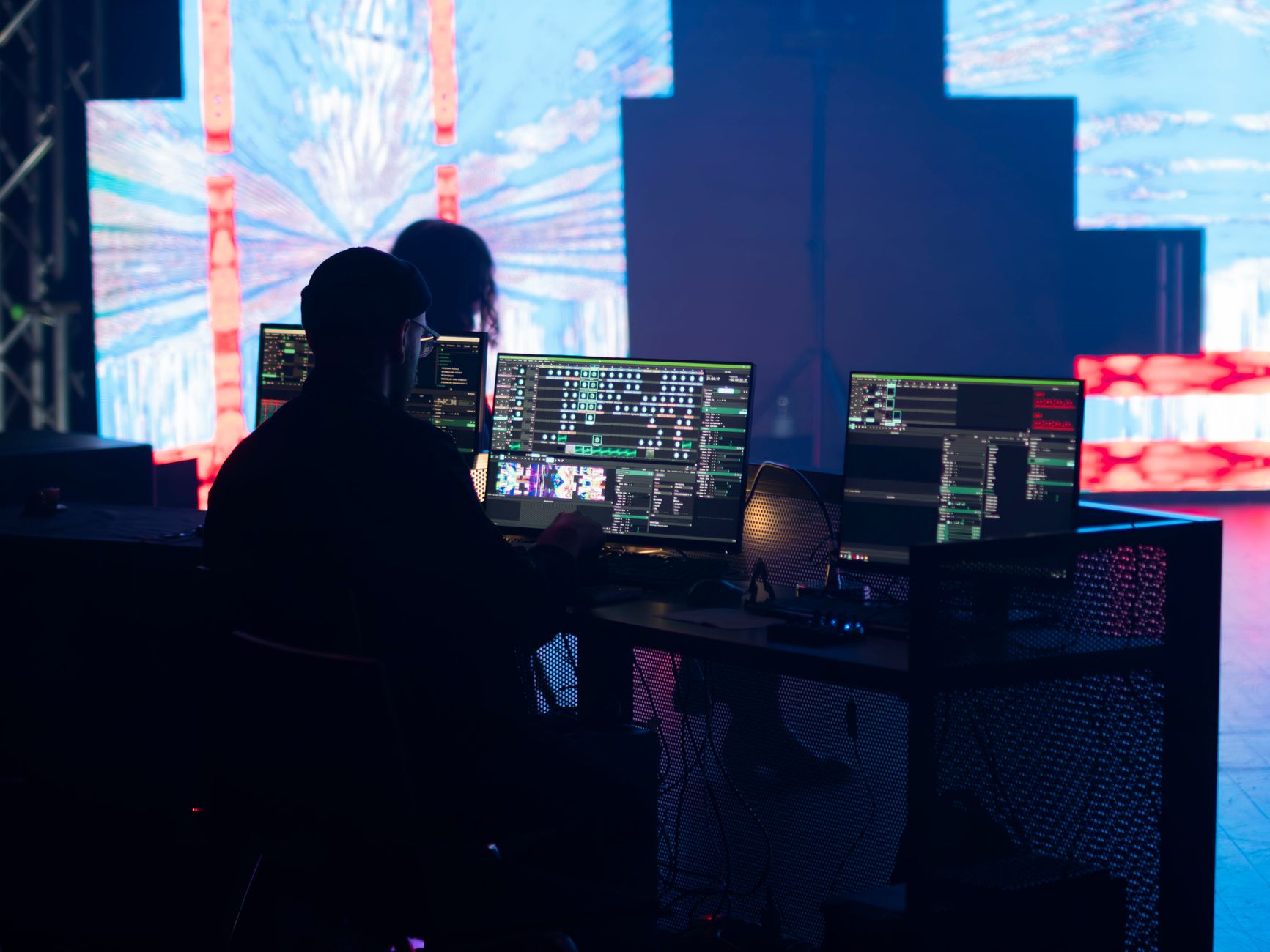 Video editing effects screen