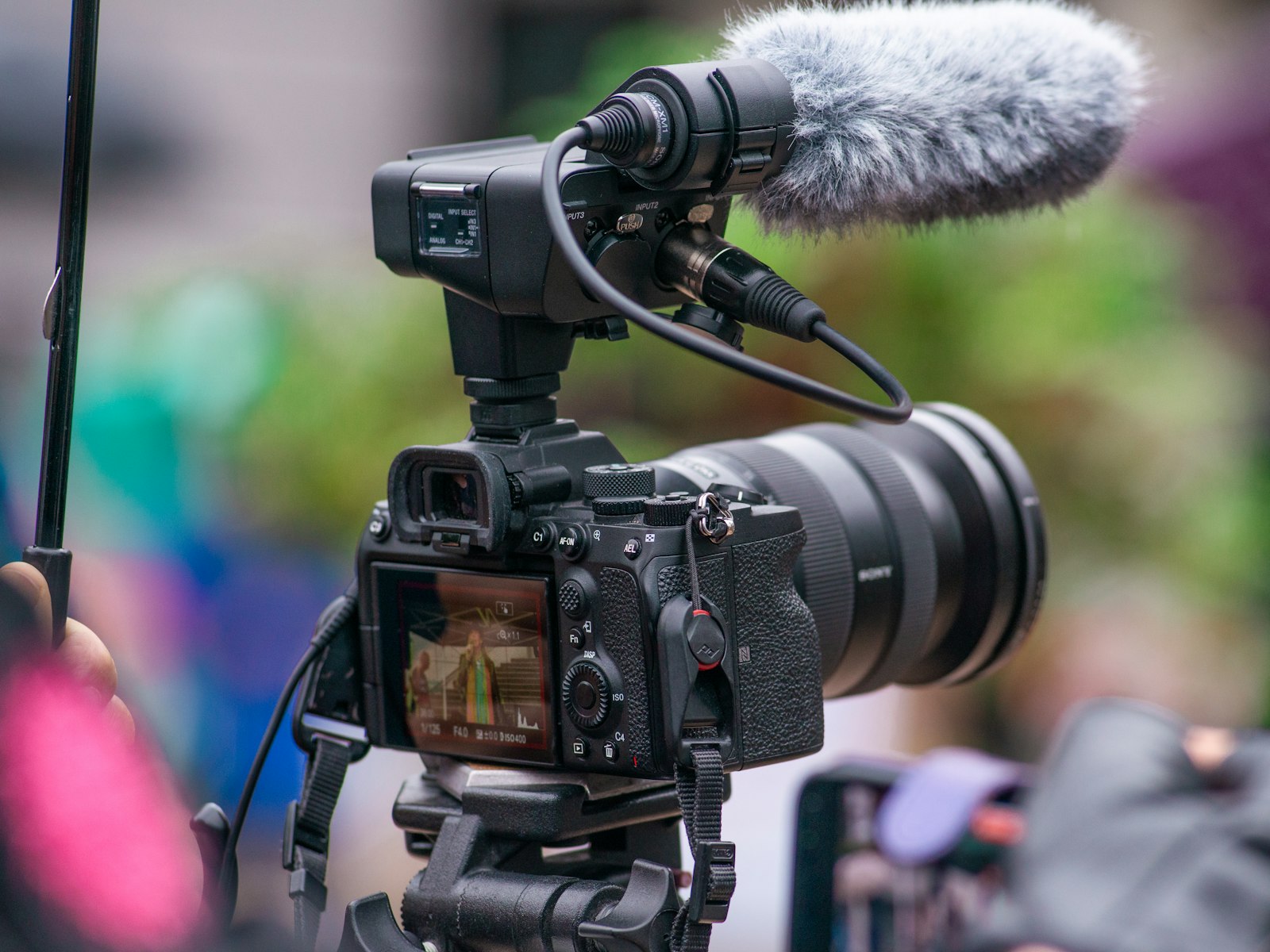 Video microphone equipment